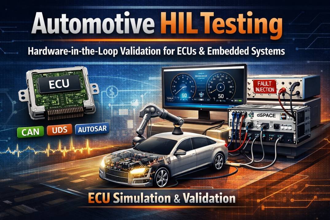 Automotive HIL Testing: Hardware-in-the-Loop Validation for ECUs & Embedded Systems